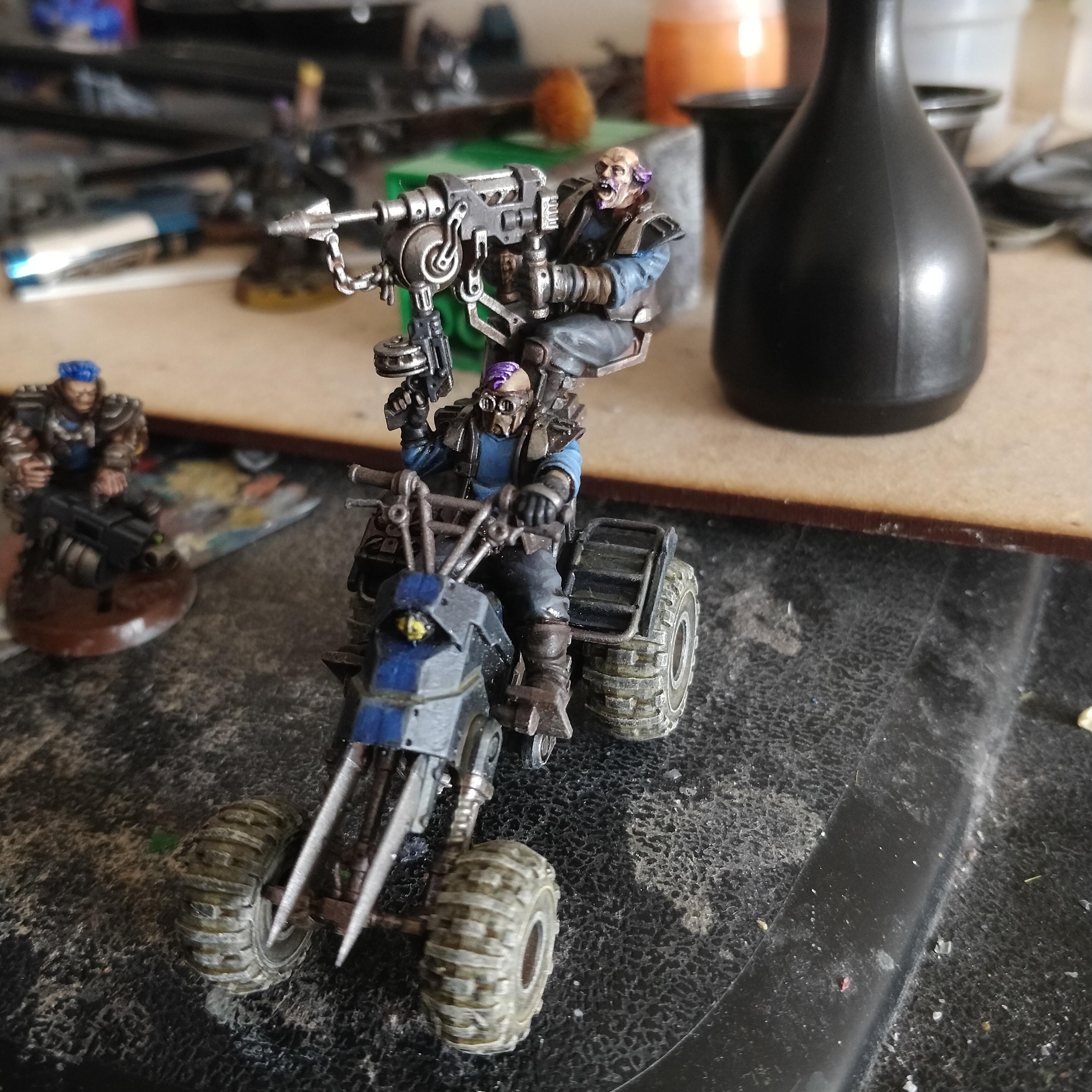Necromunda Gang Orlock Outrider Quads Vente Au Détails Rabiot - Foto 4